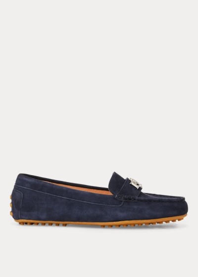 Women's Ralph Lauren Barnsbury Suede Loafers | 941627EKA